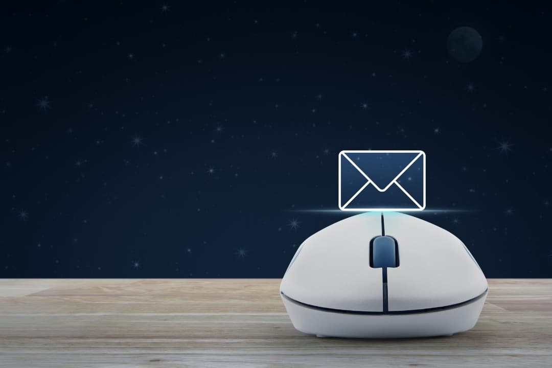 A modern office desk setup for contact